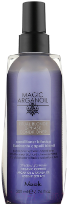 Кондиционер-спрей для волос Nook Magic Arganoil Ritual Blonde Biphasic Conditioner (200мл)