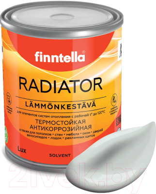 Краска Finntella Radiator Sumu / F-19-1-1-FL065 (900мл, бледно-серый)