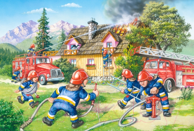 Пазл Castorland Maxi Пожарные / B-040025 (40эл)