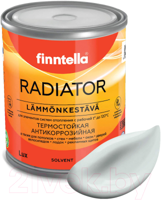 Краска Finntella Radiator Islanti / F-19-1-1-FL066 (900мл, серо-голубой)
