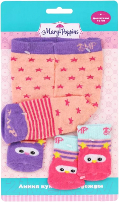 Изображение товара Аксессуар для куклы Mary Poppins Совушка Колготки и носочки / 453273