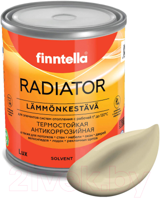 Краска Finntella Radiator Hiekka / F-19-1-1-FL070 (900мл, светло-песочный)