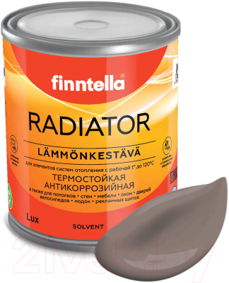Краска Finntella Radiator Maitosuklaa / F-19-1-1-FL074 (900мл, коричневый)