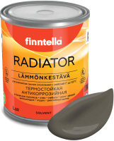 Краска Finntella Radiator Taupe / F-19-1-1-FL079 (900мл, серо-коричневый) - 