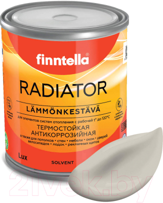 Краска Finntella Radiator Sansa / F-19-1-1-FL083 (900мл, серо-бежевый)