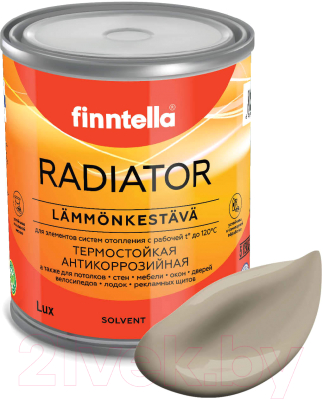 Краска Finntella Radiator Taos / F-19-1-1-FL087 (900мл, бежевый хаки)