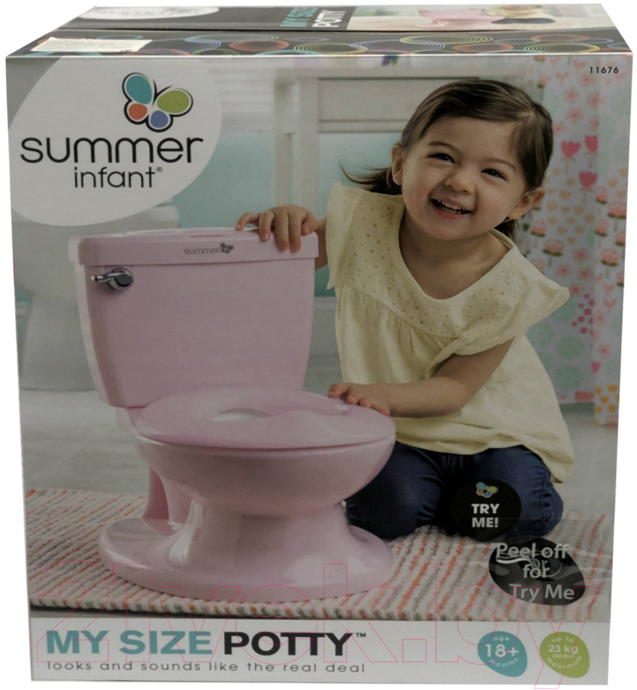 Детский горшок Summer My Size Potty Infant 11676 (розовый)