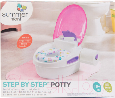 Детский горшок Summer Summer Step-By-Step Infant 11446B (розовый)
