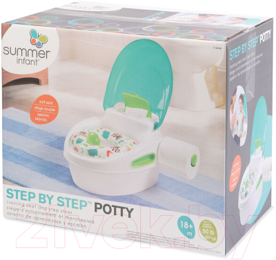 Детский горшок Summer Step-By-Step Infant 11436B (бирюзовый)