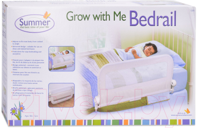 Ограждение для кровати Summer Single Fold Bedrail Infant 12331 (белый)