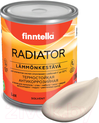 Краска Finntella Radiator Silkki / F-19-1-1-FL101 (900мл, бежевый)