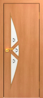 Дверь межкомнатная Юни Стандарт-38ф 80x200 (орех миланский) - 