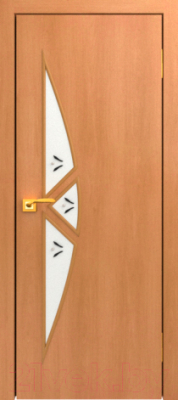 Дверь межкомнатная Юни Стандарт-38ф 80x200 (орех миланский)