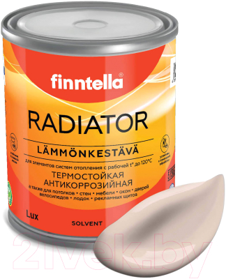 Краска Finntella Radiator Makea Aamu / F-19-1-1-FL104 (900мл, бледно-песочый)