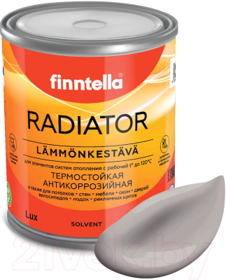 Краска Finntella Radiator Laventeli Pitsi / F-19-1-1-FL105 (900мл, светло-лиловый)
