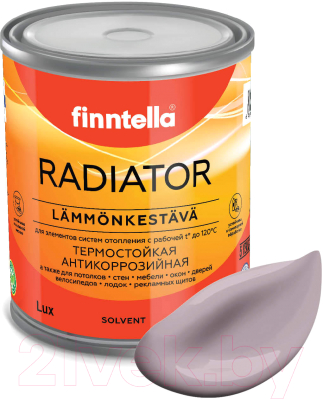 Краска Finntella Radiator Metta / F-19-1-1-FL107 (900мл, серо-лиловый)