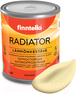 Краска Finntella Radiator Sade / F-19-1-1-FL116 (900мл, светло-желтый)