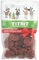 

Лакомство для собак TiTBiT, Новогодняя коллекция. Медальоны мясные из индейки / 23082