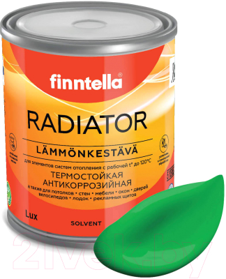 Краска Finntella Radiator Niitty / F-19-1-1-FL131 (900мл, луговой зеленый)