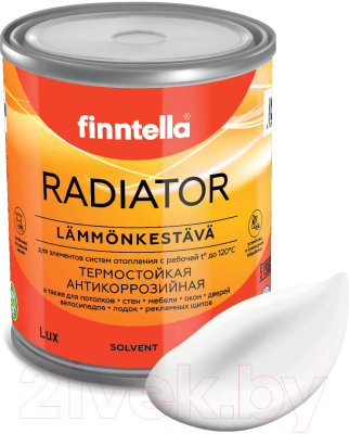 Краска Finntella Radiator Lumi / F-19-1-1-FL134 (900мл, белый)