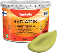 Краска Finntella Radiator Lahtee / F-19-1-3-FL031 (2.7л, светло-зеленый) - 