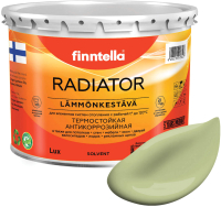 Краска Finntella Radiator Vihrea Tee / F-19-1-3-FL033 (2.7л, пастельно-зеленый) - 
