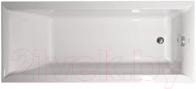 Ванна акриловая VagnerPlast Veronela 170x75 / VPBA170VEA2X-04 (с каркасом и экраном)