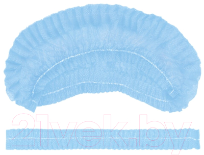 Комплект шапочек одноразовых Чистовье Шарлотка 603-204 (50шт, голубой)