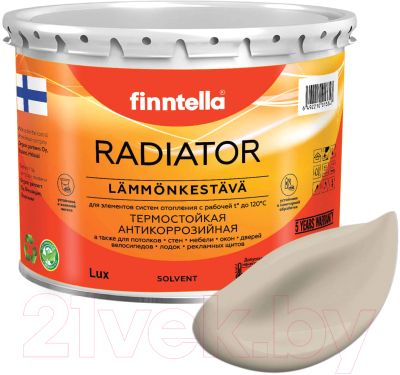 Краска Finntella Radiator Jolie / F-19-1-3-FL089 (2.7л, бежевый)