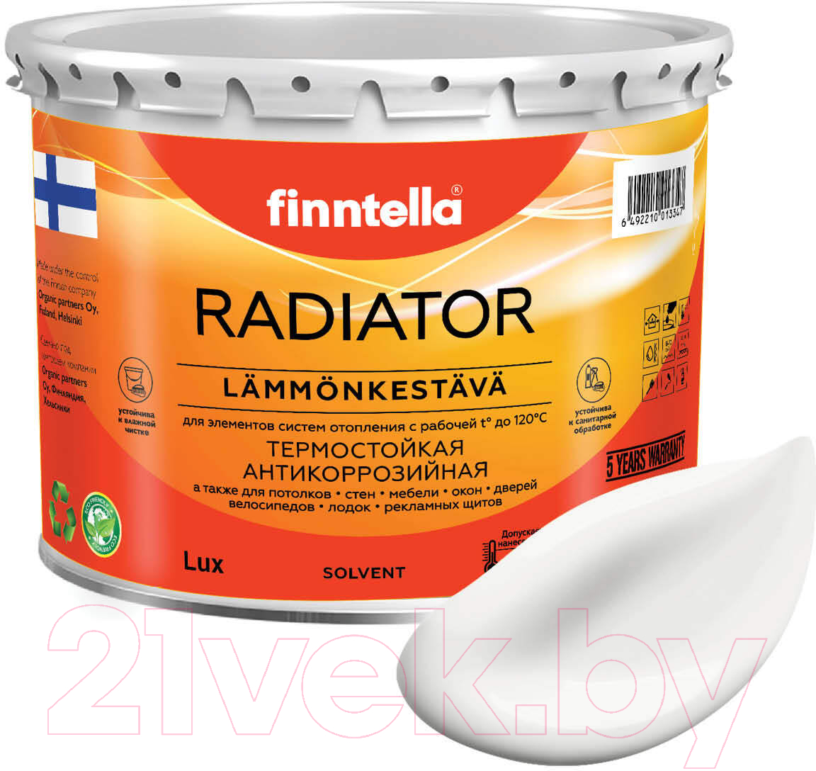 Краска Finntella Radiator Lumi / F-19-1-3-FL134