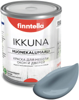 Краска Finntella Ikkuna Harmaa / F-34-1-1-FL005 (900мл, серо-голубой, матовый) - 