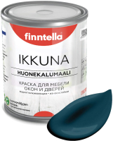 Краска Finntella Ikkuna Valtameri / F-34-1-1-FL010 (900мл, темно-бирюзовый, матовый) - 