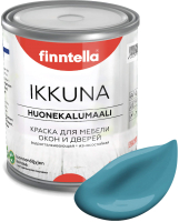 Краска Finntella Ikkuna Opaali / F-34-1-1-FL016 (900мл, голубой, матовый) - 