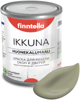 Краска Finntella Ikkuna Khaki / F-34-1-1-FL022 (900мл, серо-зеленый, матовый) - 