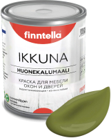 Краска Finntella Ikkuna Ruoho / F-34-1-1-FL030 (900мл, травяной зеленый, матовый) - 