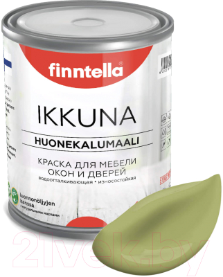 Краска Finntella Ikkuna Metsa / F-34-1-1-FL032 (900мл, зеленый, матовый)
