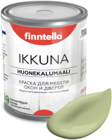 Краска Finntella Ikkuna Vihrea Tee / F-34-1-1-FL033 (900мл, пастельно-зеленый, матовый) - 