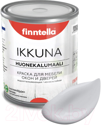 Краска Finntella Ikkuna Pikkukivi / F-34-1-1-FL048 (900мл, светло-серый, матовый)
