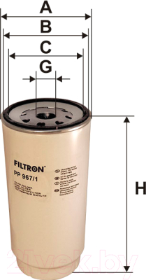 Топливный фильтр Filtron PP967/1