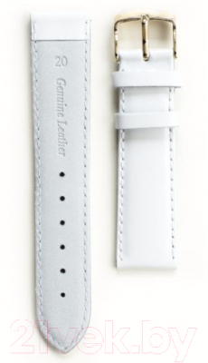Ремешок для часов D&A РК-20-05-02 (белый)