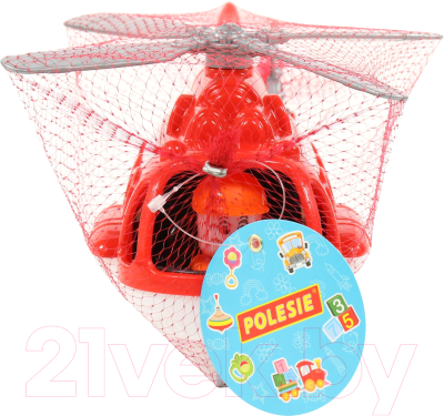 Вертолет игрушечный Полесье Альфа / 72382 (в сеточке)