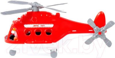 Вертолет игрушечный Полесье Альфа / 72382 (в сеточке)
