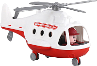 Вертолет игрушечный Полесье Альфа скорая помощь / 72399 (в сеточке) - 