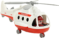 Вертолет игрушечный Полесье Альфа / 68668 (в коробке) - 