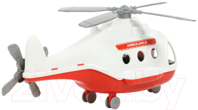 Вертолет игрушечный Полесье Альфа / 68668 (в коробке)