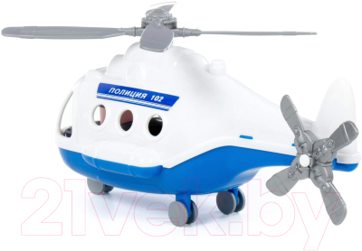 Вертолет игрушечный Полесье Альфа / 72405 (в сеточке)