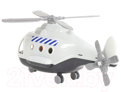 Вертолет игрушечный Полесье Альфа грузовой / 68828 (в коробке)