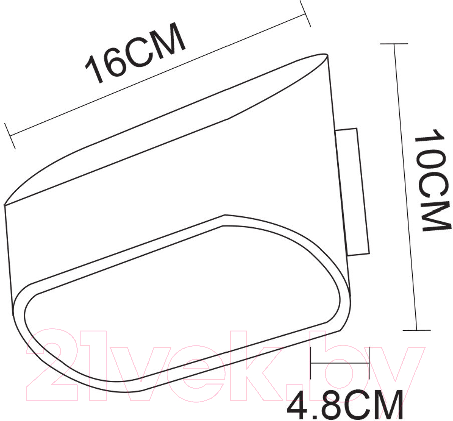 Бра Arte Lamp Maniglia A1428AP-1WH