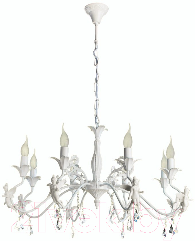 Люстра Arte Lamp Angelina A5349LM-8WH