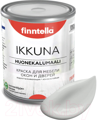 Краска Finntella Ikkuna Tuhka / F-34-1-1-FL063 (900мл, светло-серый, матовый)